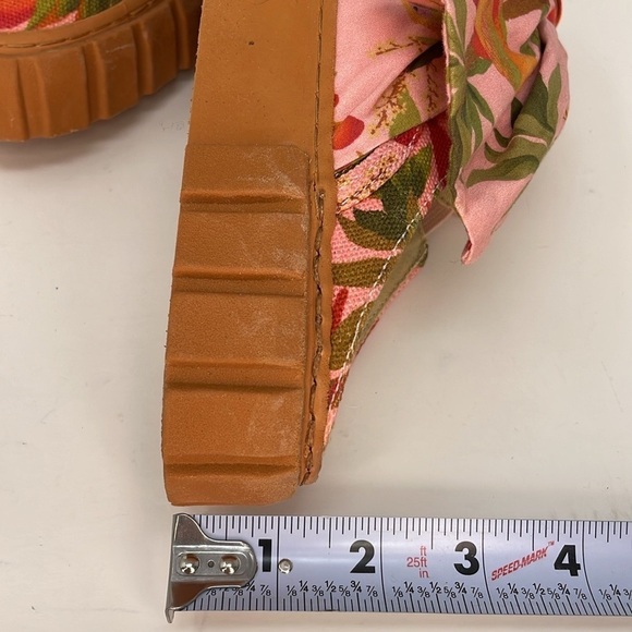 FARM RIO Sneakers Shoes Mules Summer Dream Pink Peaches Size 8.5 - Picture 12 of 12